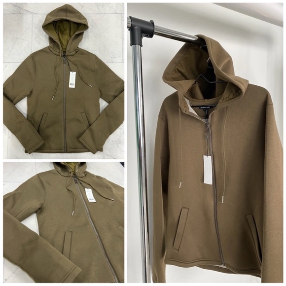 NWT  Helmut Lang Sponge Fleece Zip Up Hoodie
Size: S - Picture 2 of 4